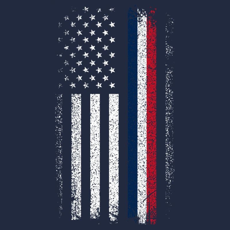 Drapeau en difficulté : Ligne bleue-rouge