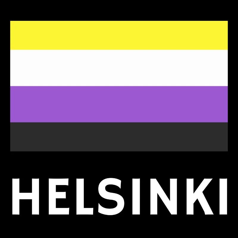 Non binary Pride Flag Helsinki