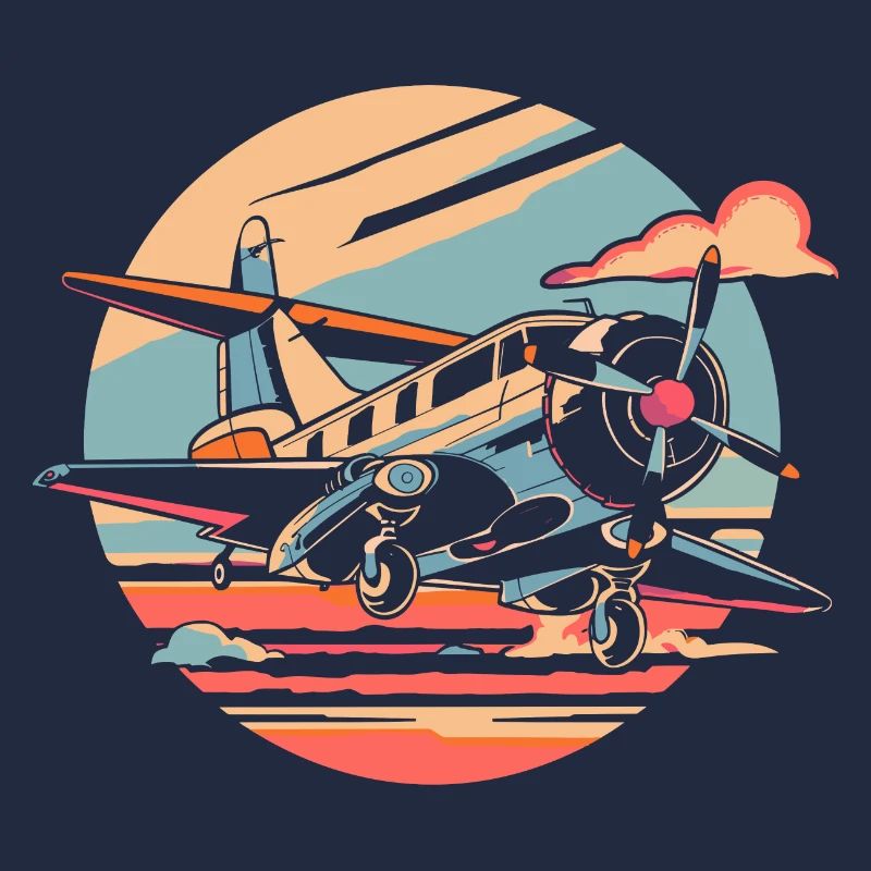 Propeller Plane Portrait