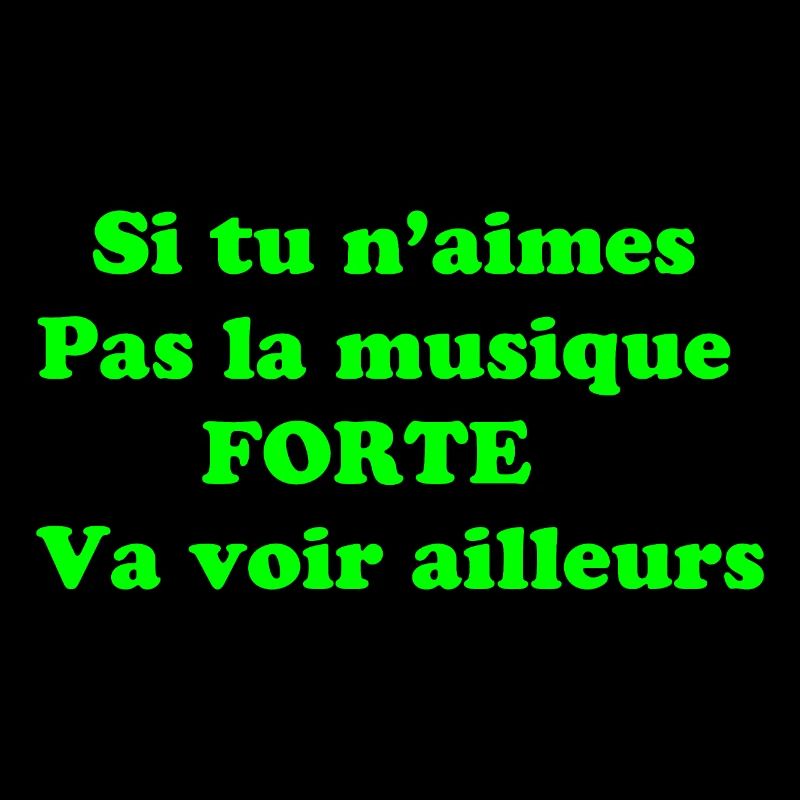 Citation musique forte ou rien vert