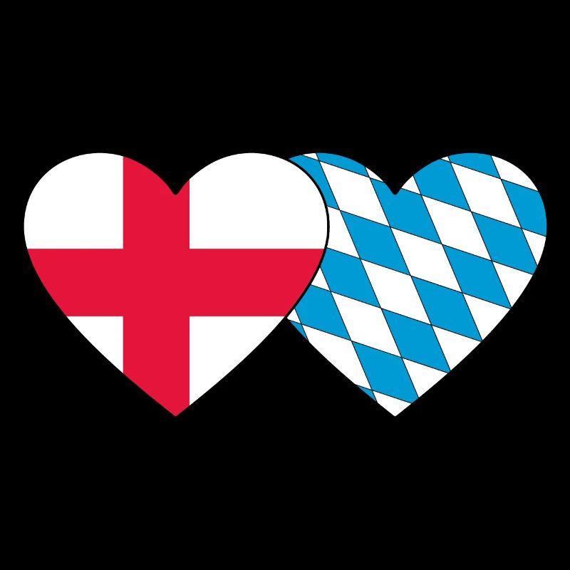Drapeau de l’Angleterre et du Bayern
