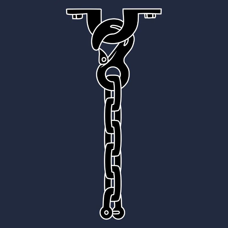tie necklace BLACK
