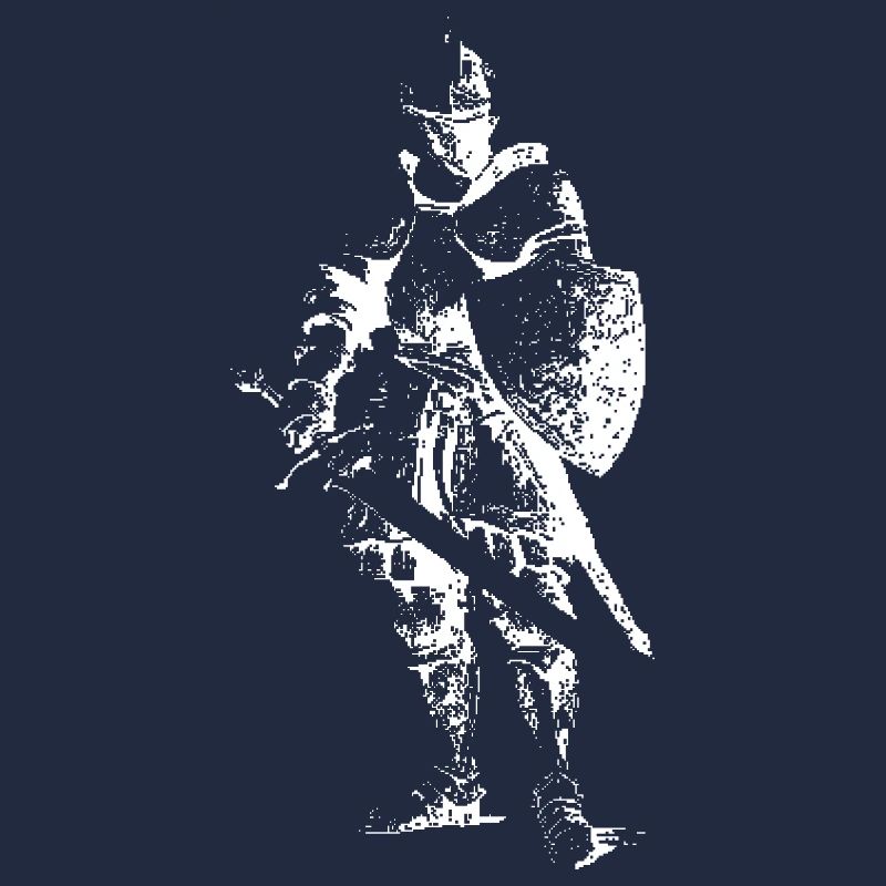 Silhouette du Chevalier de Fer