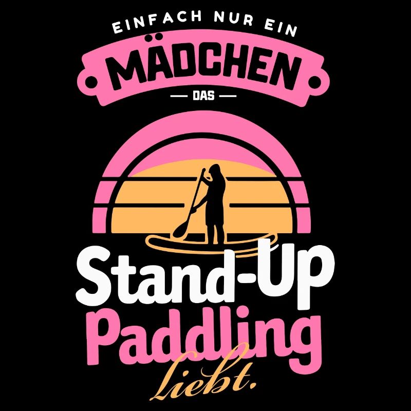 Mädchen liebt SUP-Board Paddling Geschenk