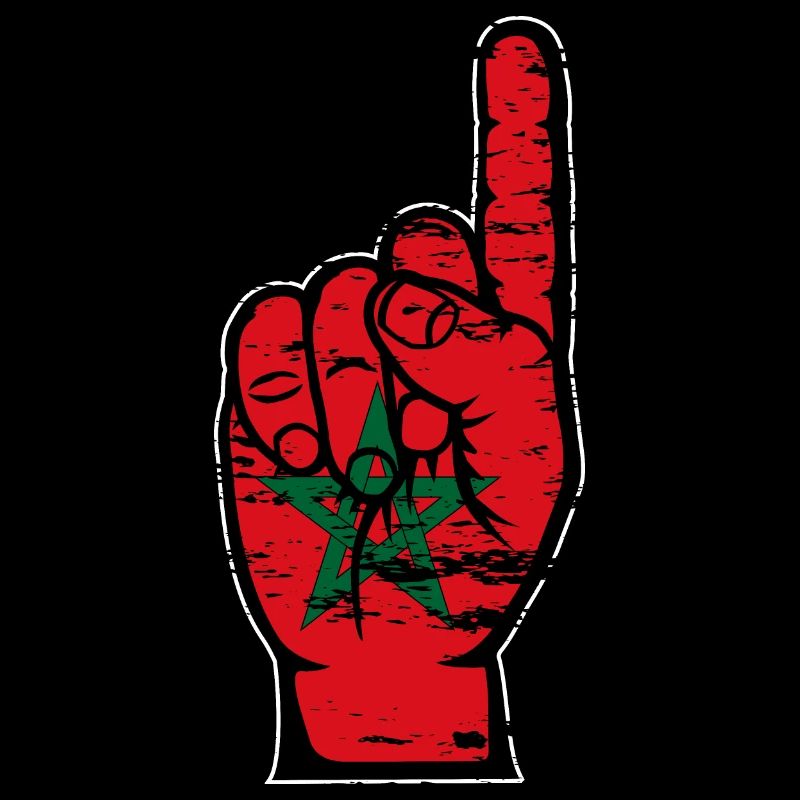 Drapeau marocain numéro 1 utilisé