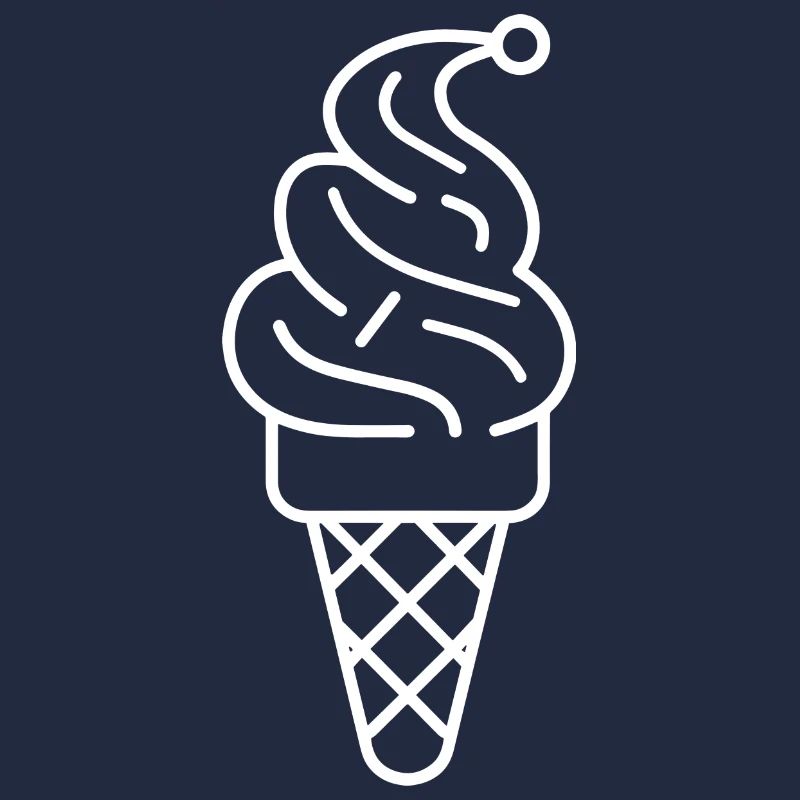 Cornet de crème glacée Dessin