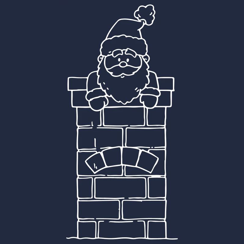 Noël de la cheminée du Père Noël