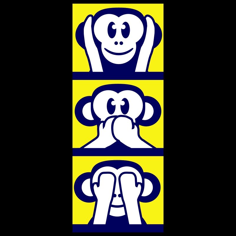 3 Wise Monkeys Hear Nothing Say See Monkey Fun
