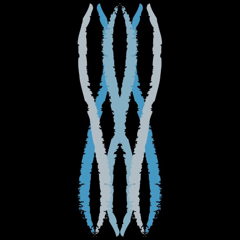 wave Art | blue-grey