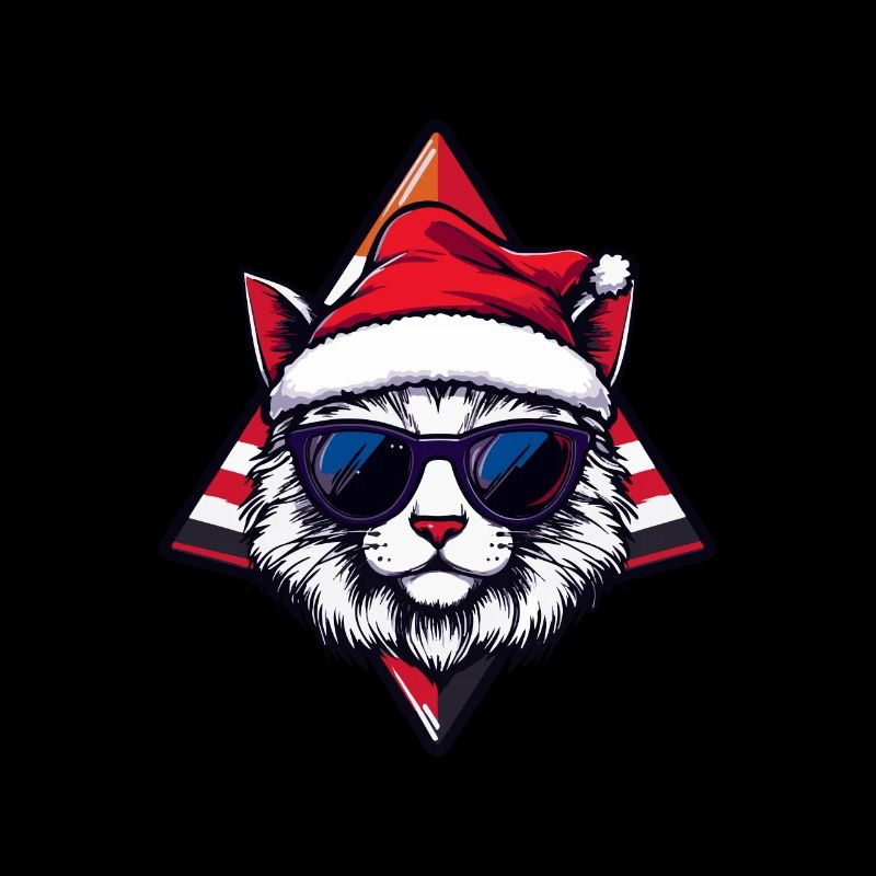 Chat Noël Tête Froide