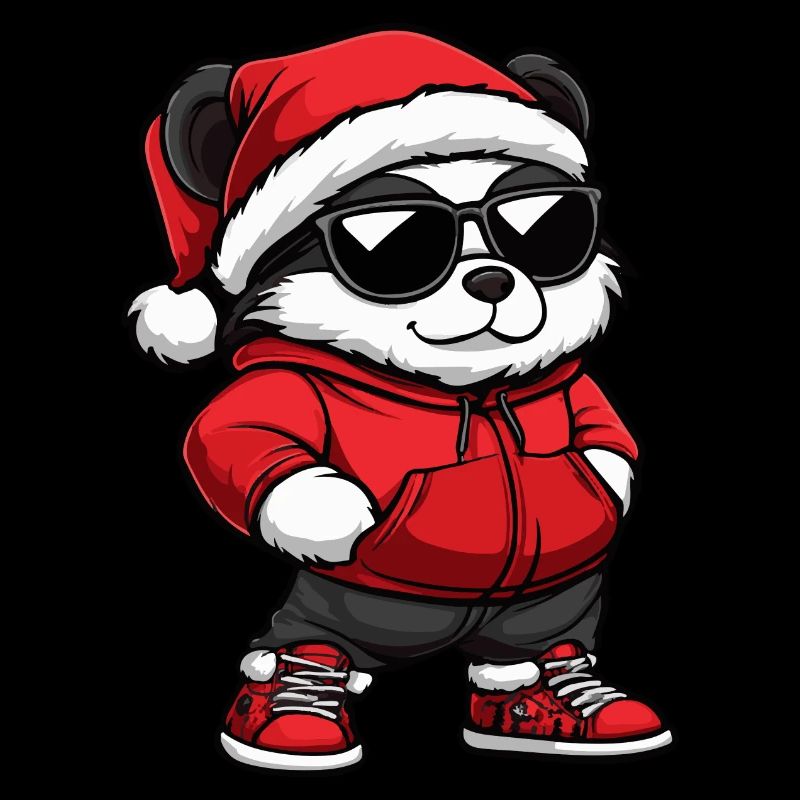 Panda Noël Cool Noël