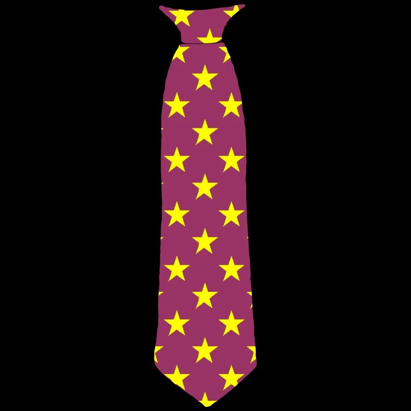 Tie - printed - Stars - Star pattern