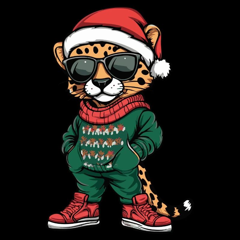 Guépard Noël Cool Noël