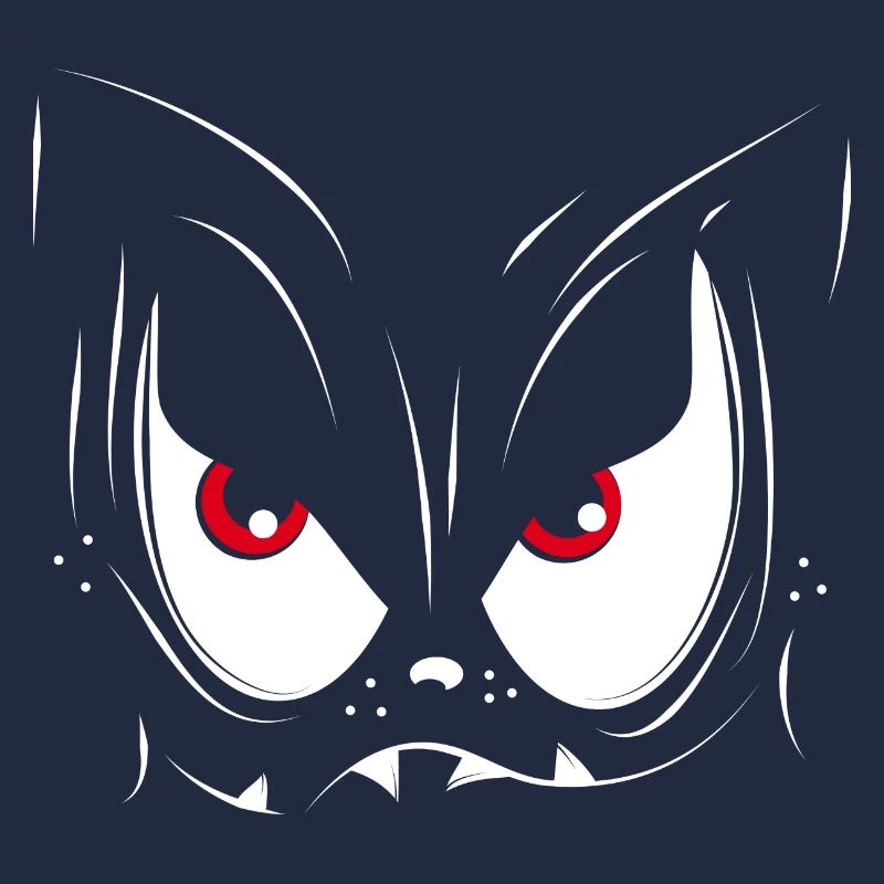 Un visage de monstre