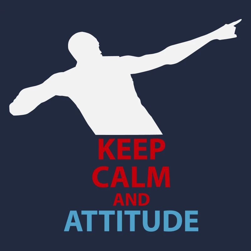 Silhouette calme et attitude