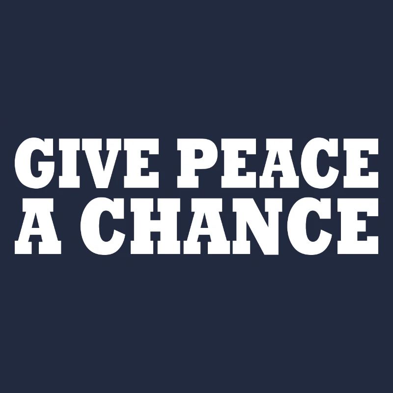 Give peace a chance