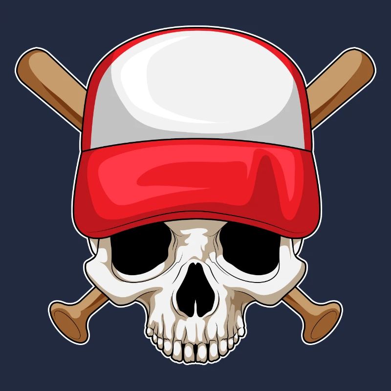 Skull Baseball Baseball Bats