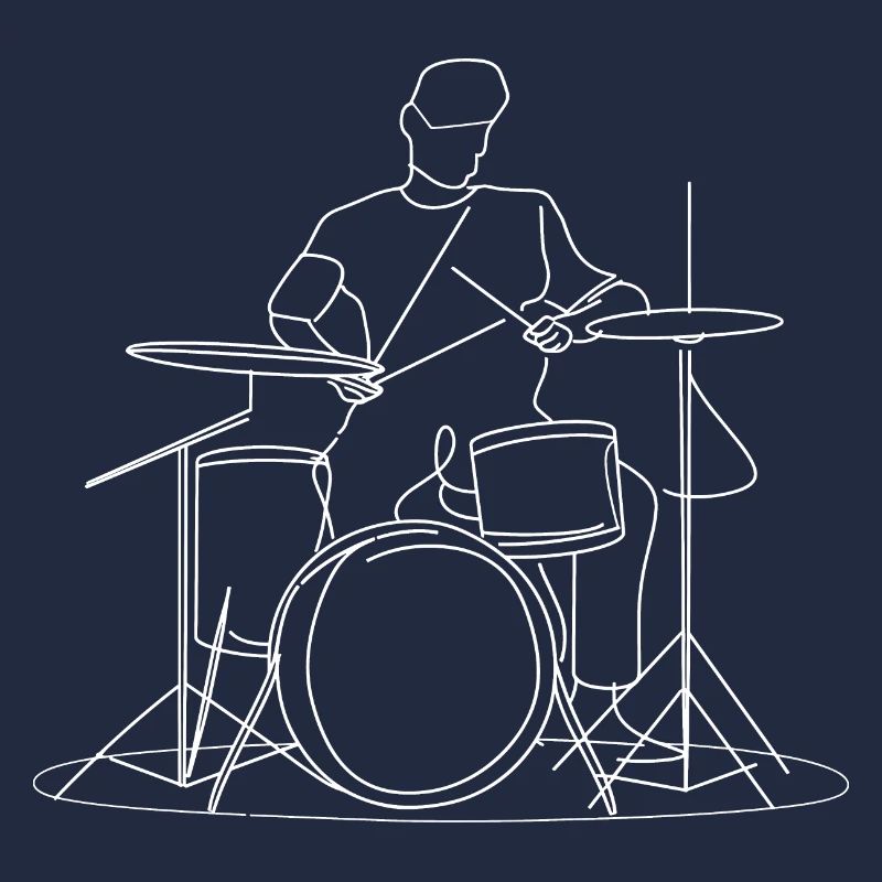 Dessin du batteur
