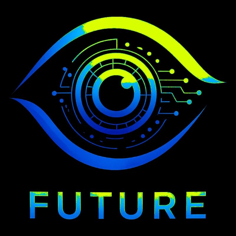 Futuristischer Kreis Technologie Design