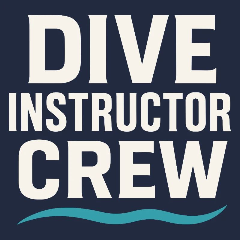 Scuba Instructor Dive Crew Pride Lehren Unter
