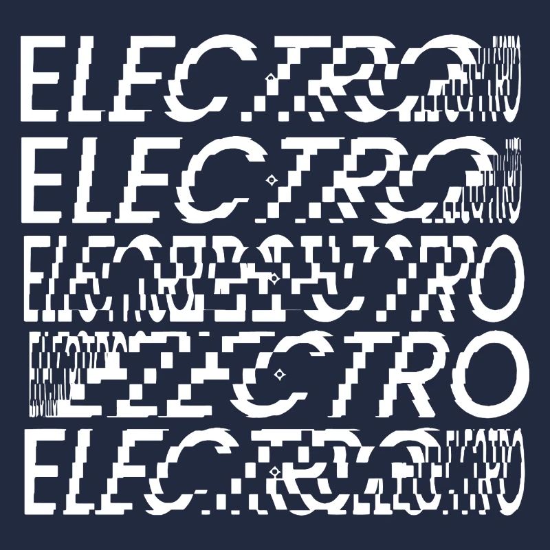 Électro-typographie Glitch
