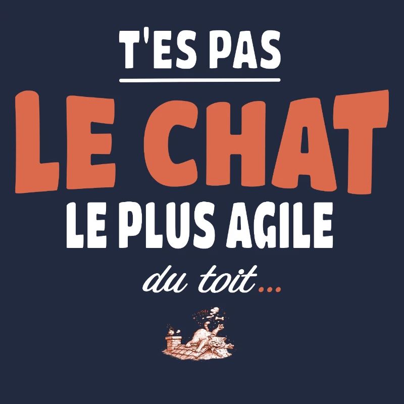 T’es pas le chat le plus agile du toit – Vanne
