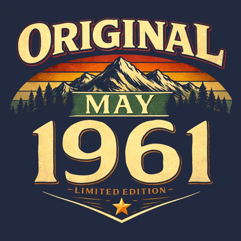 65. Geburtstag Geschenk Original Mai 1961