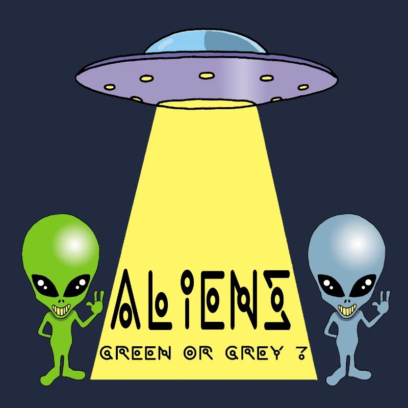 Grün oder grau außerirdisch?