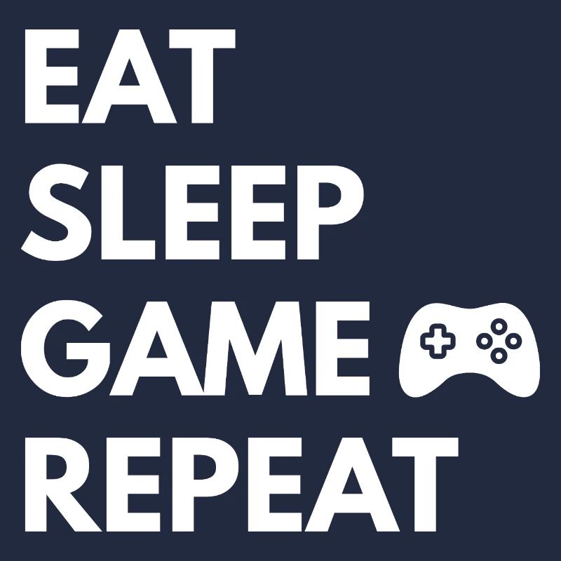 Répéter le jeu Eat Sleep – Devise du jeu