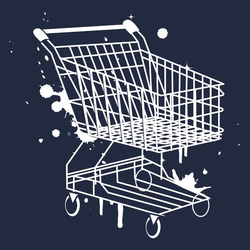 Panier d'achat graffiti