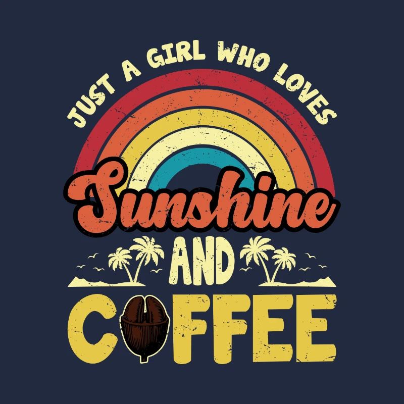 Nur ein Mädchen, das Kaffeedesign liebt