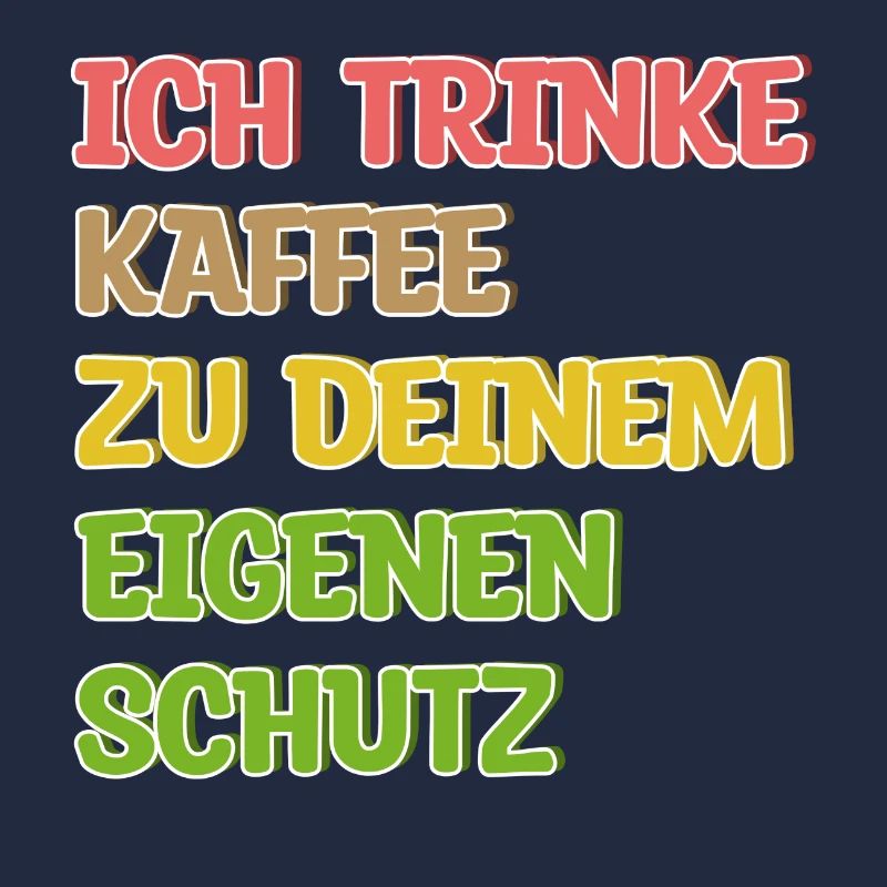 Kaffeeliebhaber Humorvoll Kaffee Trinken Statement