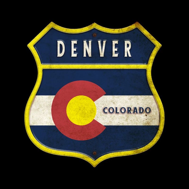 Denver Colorado Wappen Design