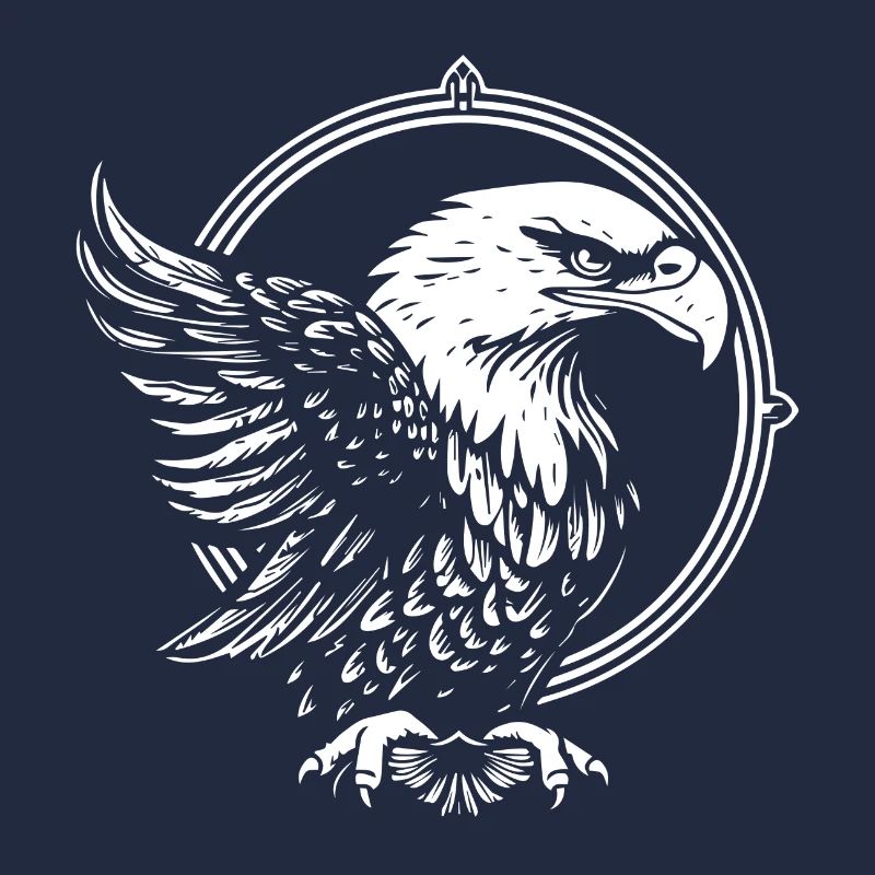 Aigle en cercle