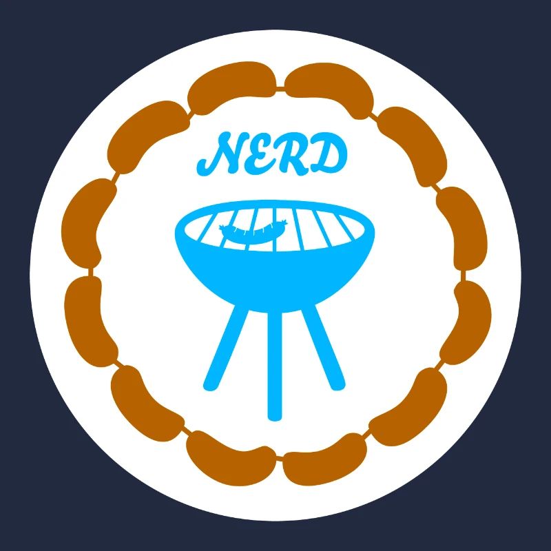 Wurstkette Grillen Nerd Camping Bratwurst Grill