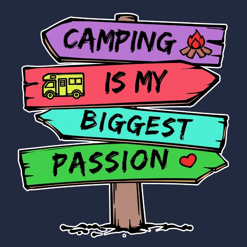 Camping Statement Wohnmobil Herz Camper Relaxen
