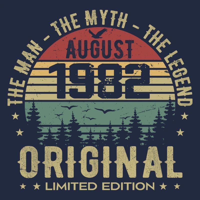 Legend Since Aug 1982 Birthday Gift 1982