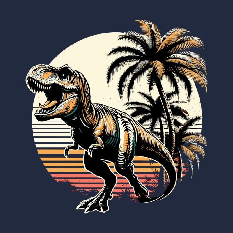 Brüllender T-Rex Dinosaurier Geschenk