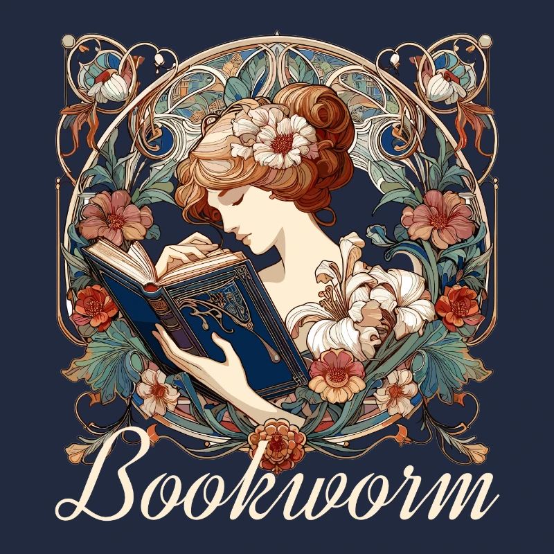 Bookworm Woman Reading Browsing Gift