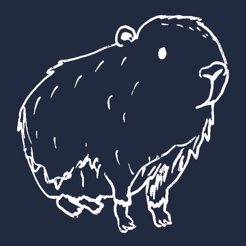 Blanc abstrait de Kapybara