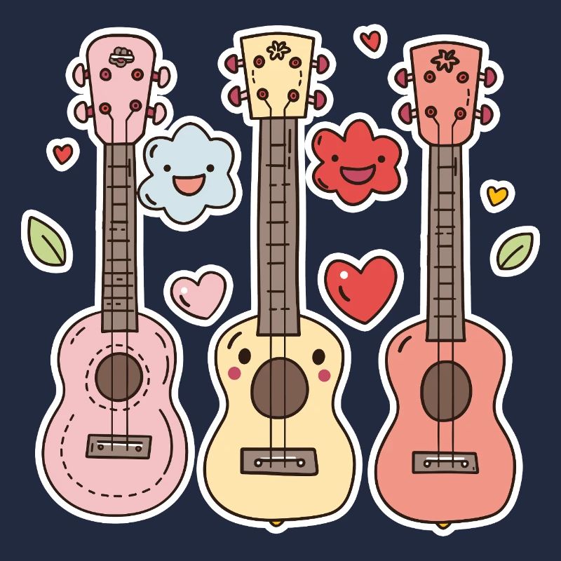 Ukulélé Style Dessin Animé