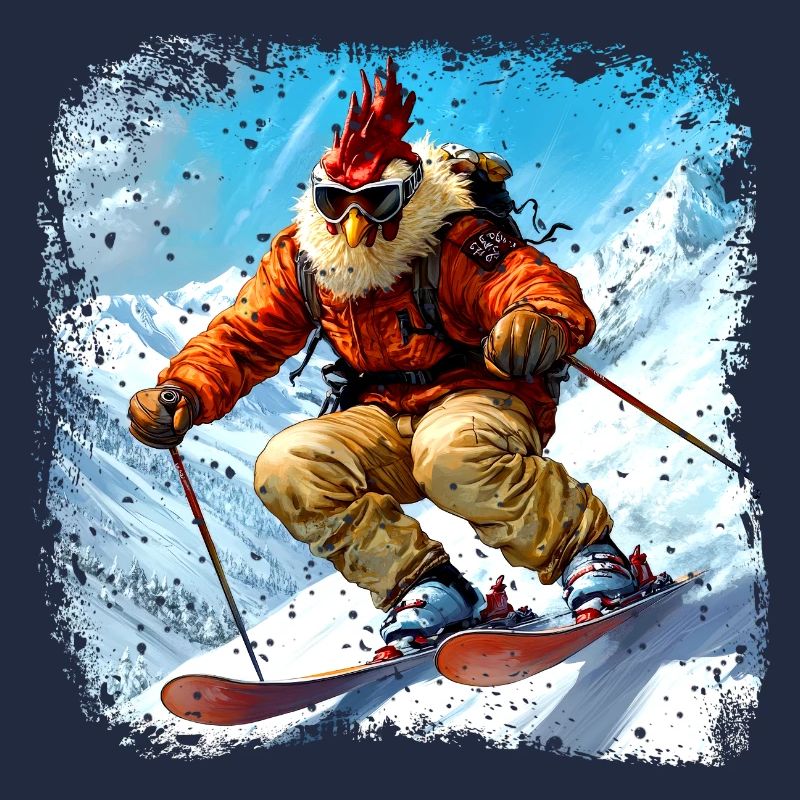 Poulet de ski
