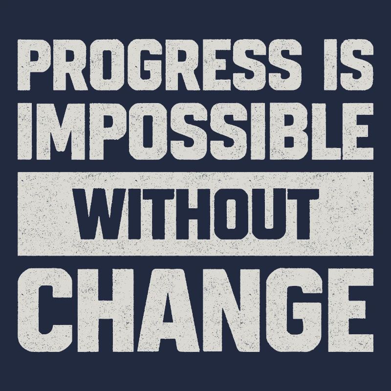 Motivational Quote on Gray Background Block Text