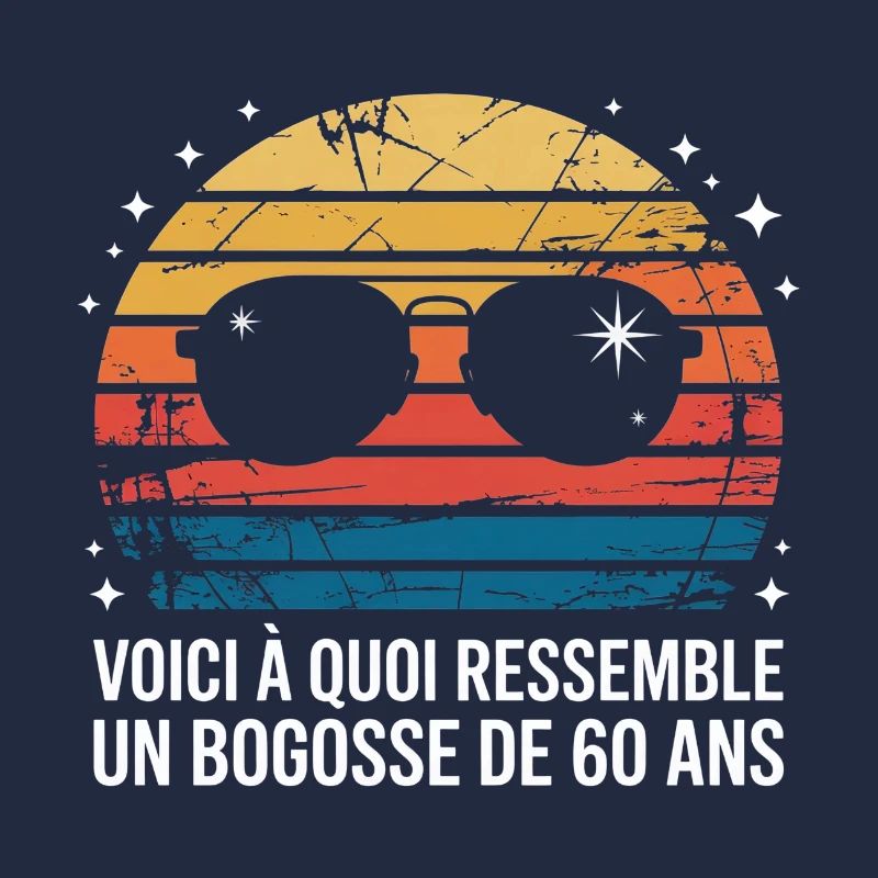 Rétro soleil lunettes 60 ans