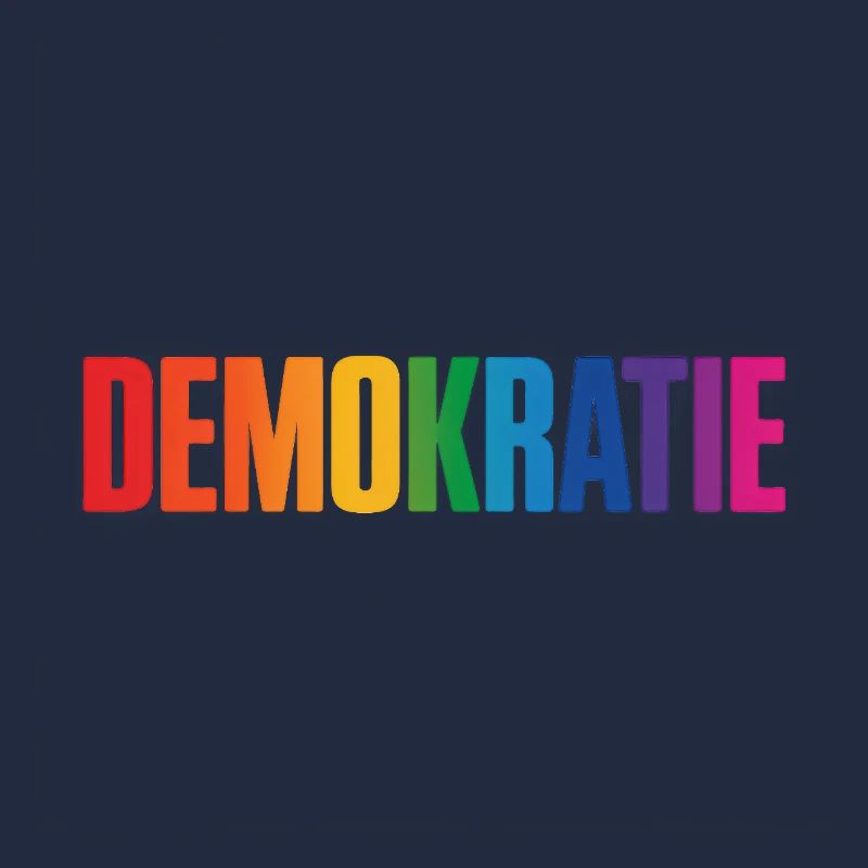 Democracy - Cool Pride Logo