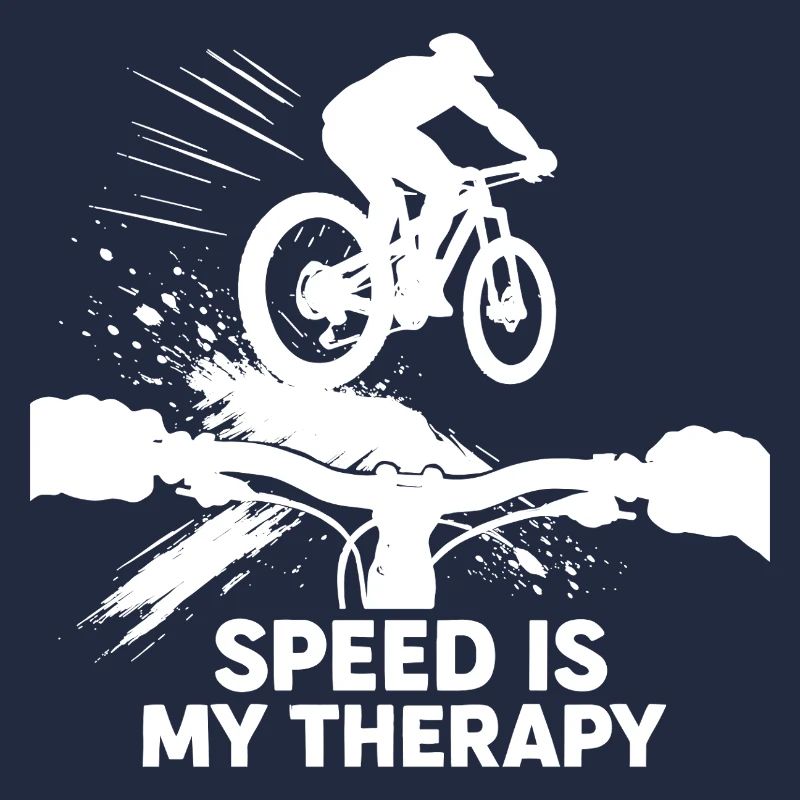 Downhill MTB POV Geschwindigkeit Therapie Geschenk