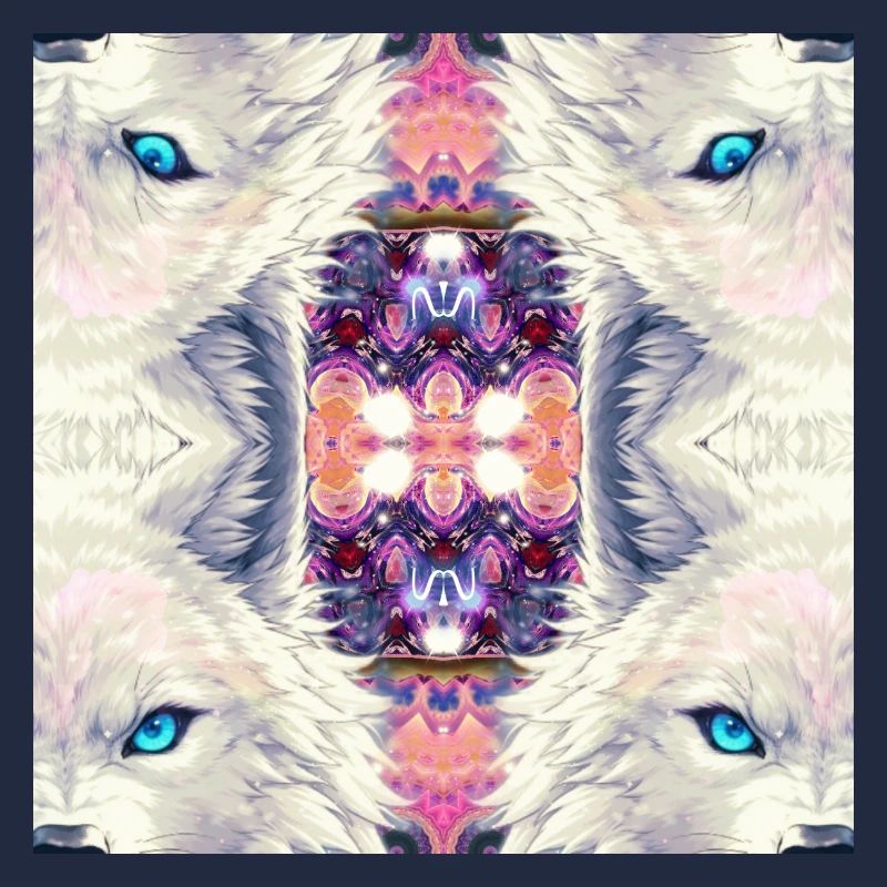 Arctic Wolves Kaleidoscope