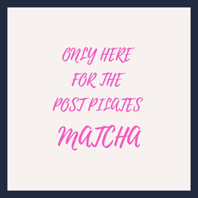 Only Here For The Matcha