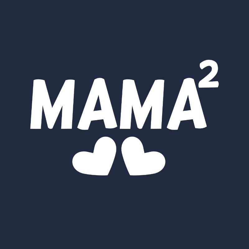 Mama hoch Zwei 2 Kinder Zweifache Mutter Geschenk