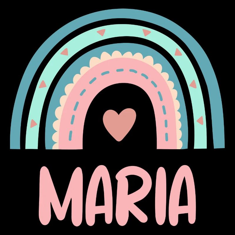 Maria Name Regenbogen Baby